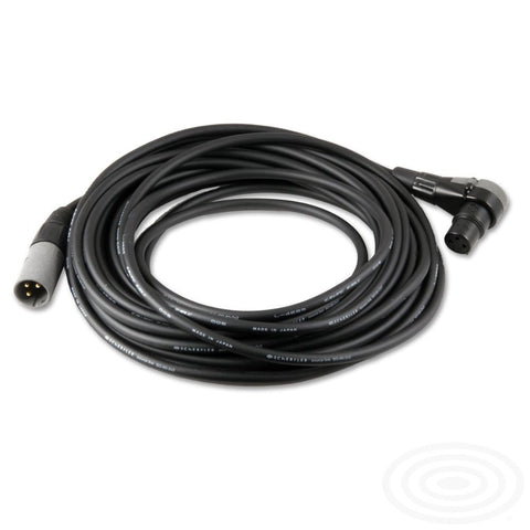 XLR to 90degree XLR 4m cable