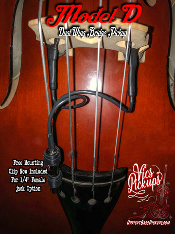 Vic's Model D Duel Element Pickup for Double Bass