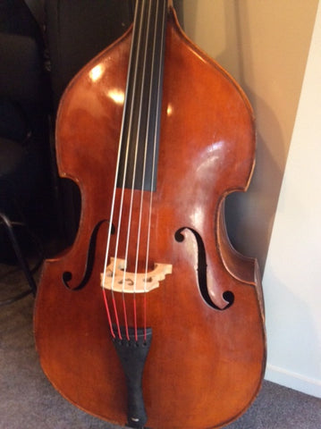 West German 4/4 Size 5 String Double Bass (Used)