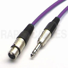 6mm jack to XLR  Lead 2 metre - Pete McGregor Music